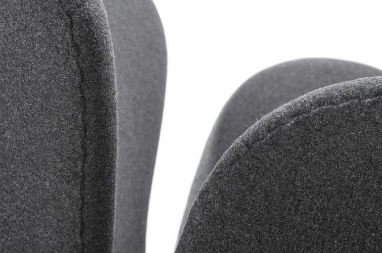 Fotel SWAN Wool Premium Szary