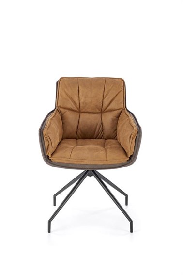 Krzesło K523 Czarny/Brązowy