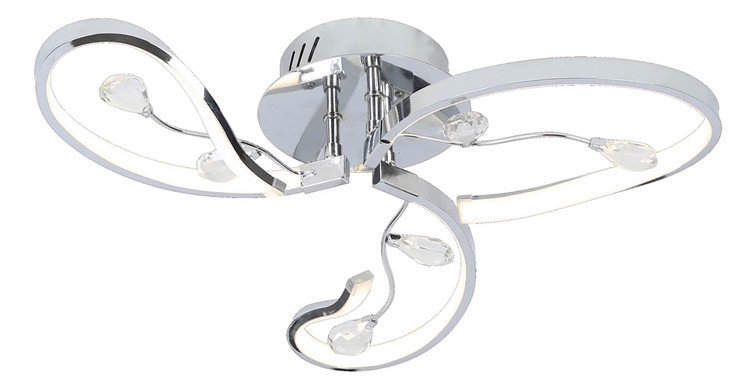 Lampa Sufitowa NATALIE 3 Chromowany