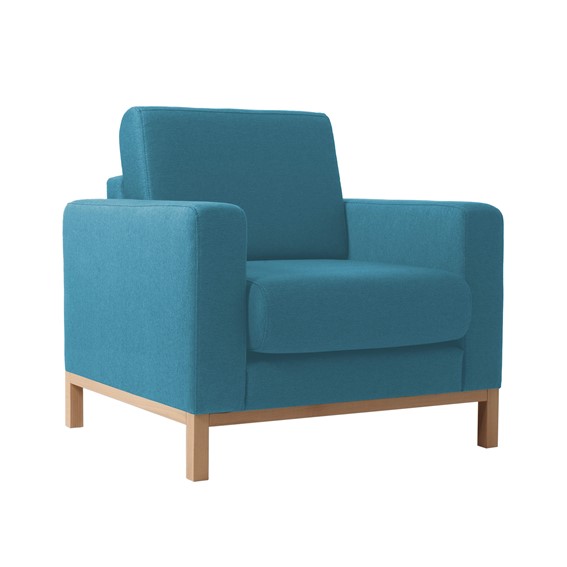 Fotel SCANDIC Morskie Fale/Naturalny