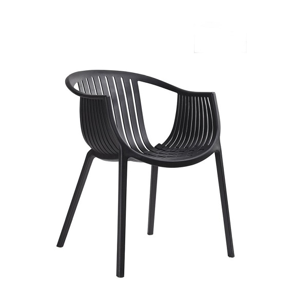 MODESTO krzesło SOHO czarne - polipropylen