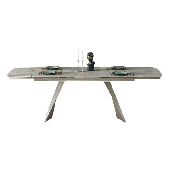 Stół Rozkładany ARMANI (165-241)x90 Trawertyn/Kaszmir