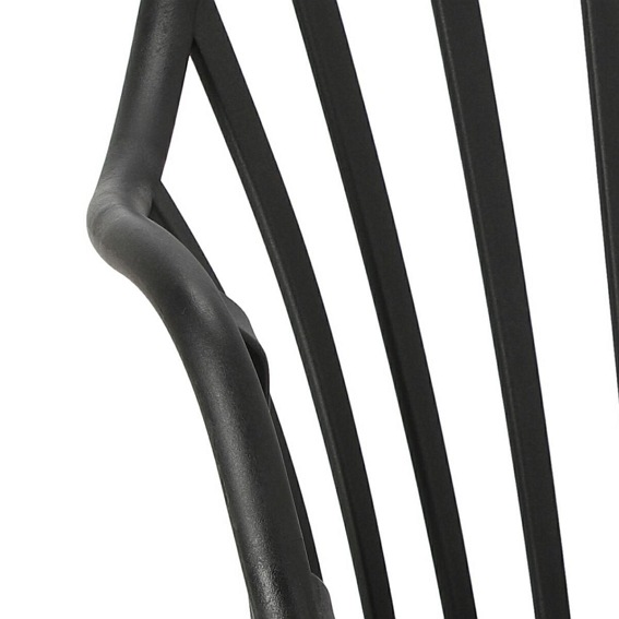 Krzesło z Podłokietnikami Sirena 57x58x84 Czarny