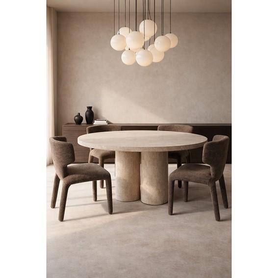 Krzesło APULIA Brązowy