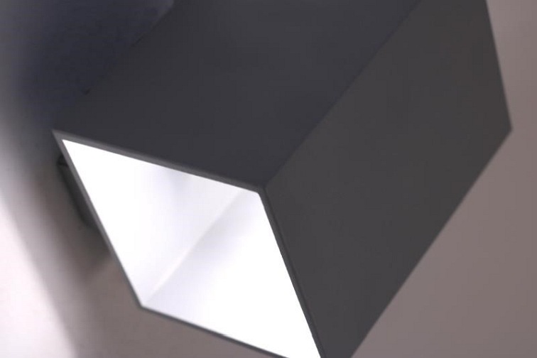 Kinkiet Rubik długi popiel