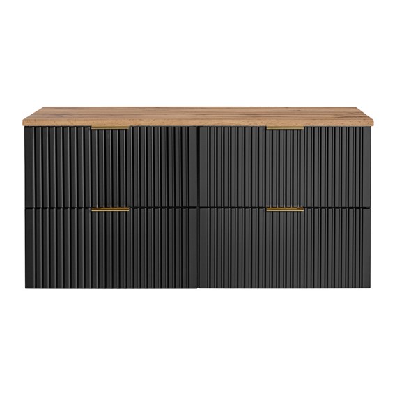 Zestaw 2 Szafek Łazienkowych z Blatem ADB B 120cm Wotan