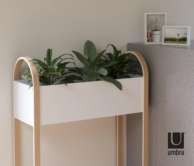 UMBRA organizer BELLWOOD biały naturalny