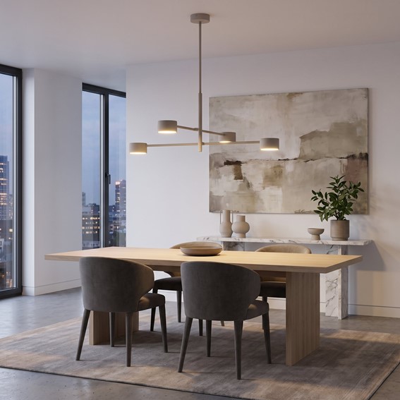 Lampa Sufitowa NATSU 4 Beżowy