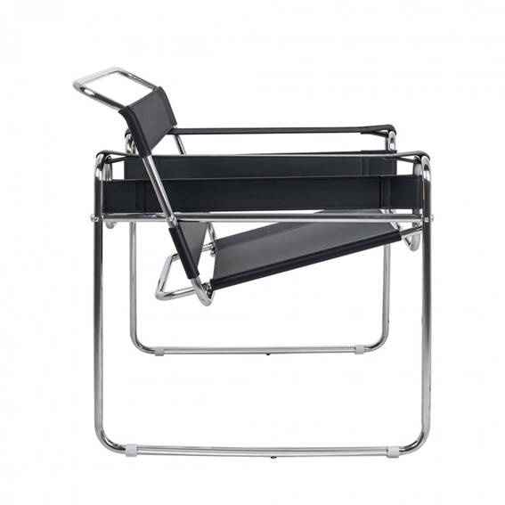 Fotel IVAN Czarny/Srebrny