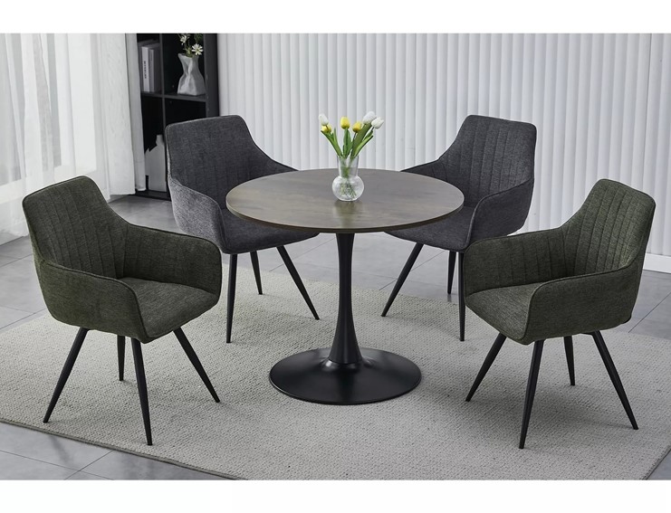 Stół Okrągły AMADEO II fi90 Orzech