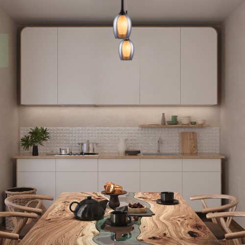 Lampa Wisząca ASTI 1 Clear Czarny