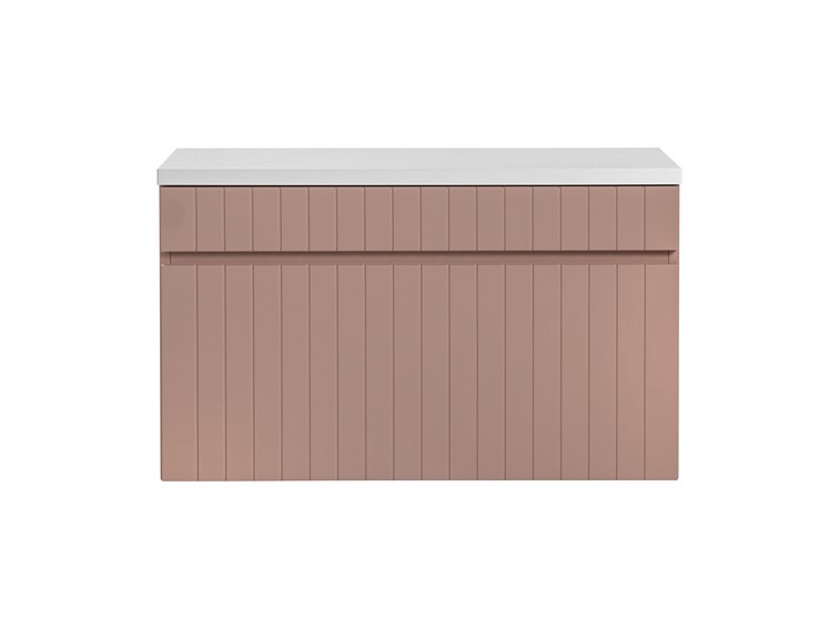 Zestaw Szafka pod Umywalkę z Blatem ICR B 80cm Różowy/Biały