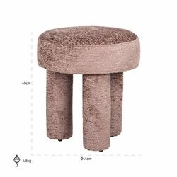 Pufa POMMERY Różowy