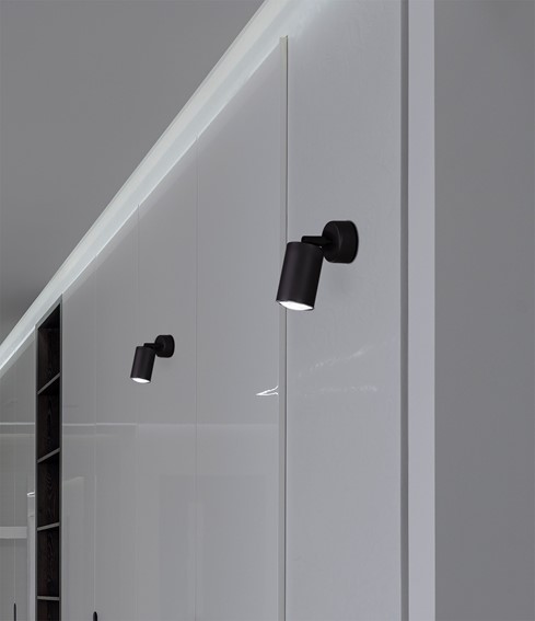 Lampa Ścienna MONTI K-4408 Czarny