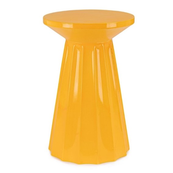 Stolik Kawowy HEDYM Fi30cm Żółty