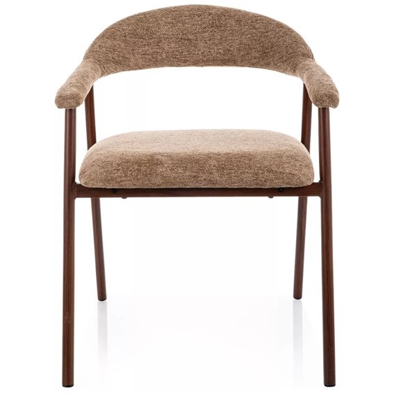 Krzesło LAGOS D Raven Latte/Orzech