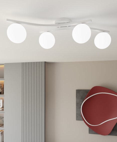 Lampa Wisząca OPUS 4 Biały