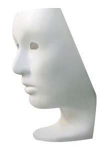 Fotel NEMO FACE CHAIR biały - włókno szklane