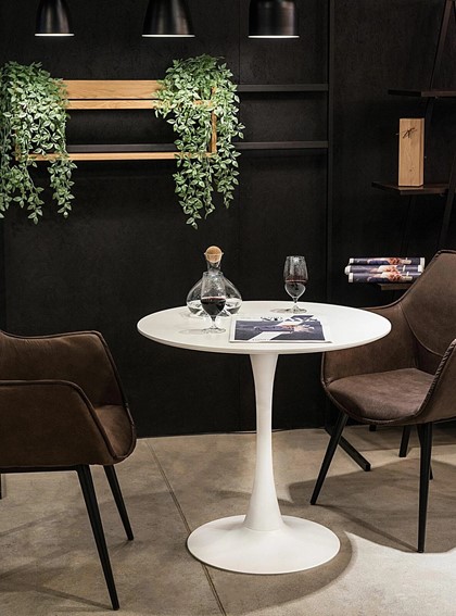 Stół Okrągły SKINNY fi90 Biały