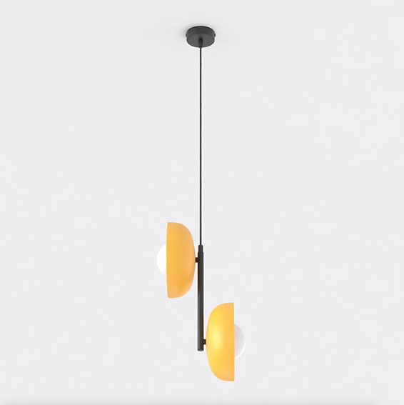 Lampa Wisząca VANILA 2 Pomarańczowy