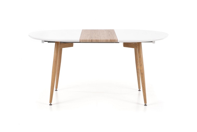 Stół Rozkładany EDWARD (120-200)x100 Dąb San Remo/Biały