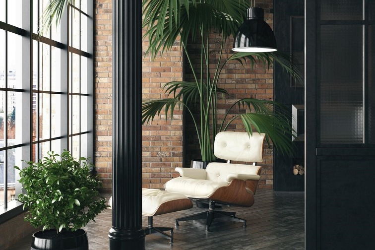 Fotel VIP 54x82x85 Biały/Walnut/Srebrna Baza