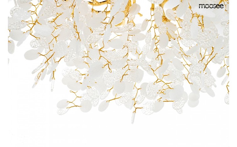 Lampa Wisząca RIVIERA 80 Złoty/Transparentny