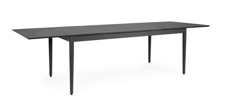 Stół Rozkładany Ogrodowy NEBULA (300-200)x100cm Czarny