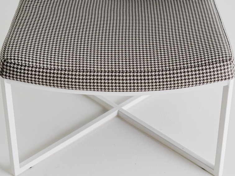 Fotel Zero 61x60x71 Jasna Pepita/Biały