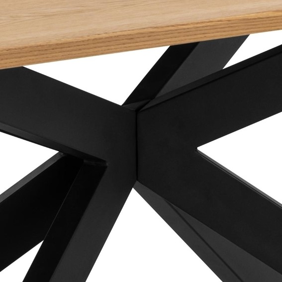 Stół IRWINE 200x100cm Dąb/Czarny