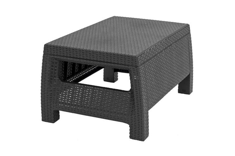 Meble Ogrodowe Corfu Set 4-Osobowe Grafit