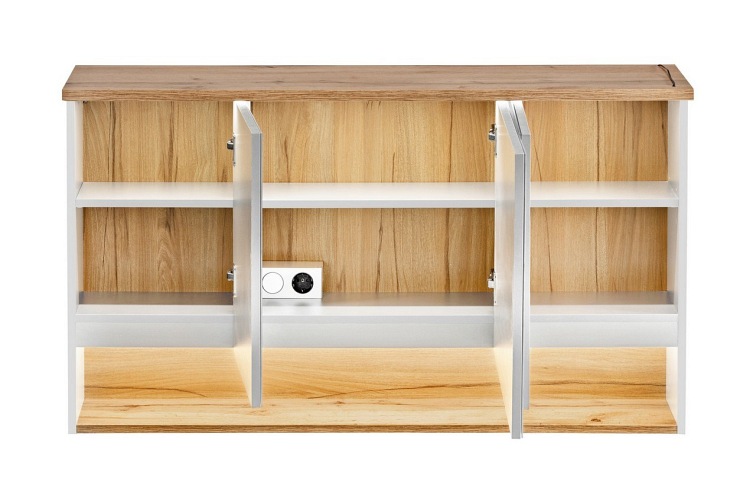 Szafka z Lustrem Bahama White 843 120 Biały