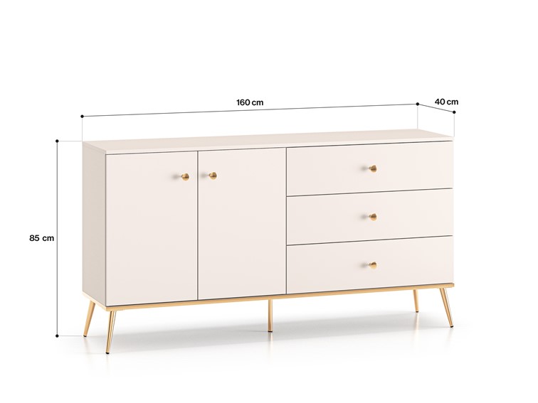 Komoda SELGIN 03 Cashmere