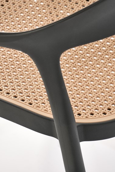 Krzesło K530 Czarny/Naturalny