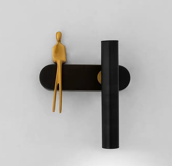 Lampa Ścienna BOY TUBE R Czarny