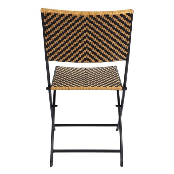 Krzesło Składane MARRON Naturalny/Czarny