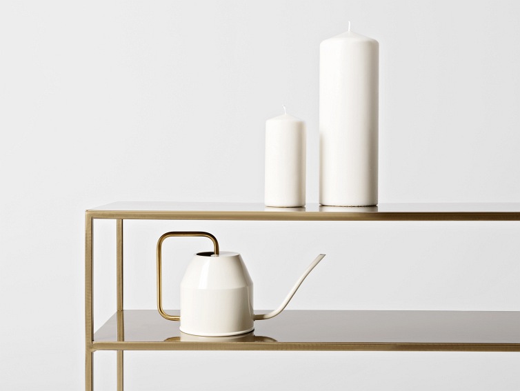 Konsola SENSO FLOWER METAL P 120x25 Złoty