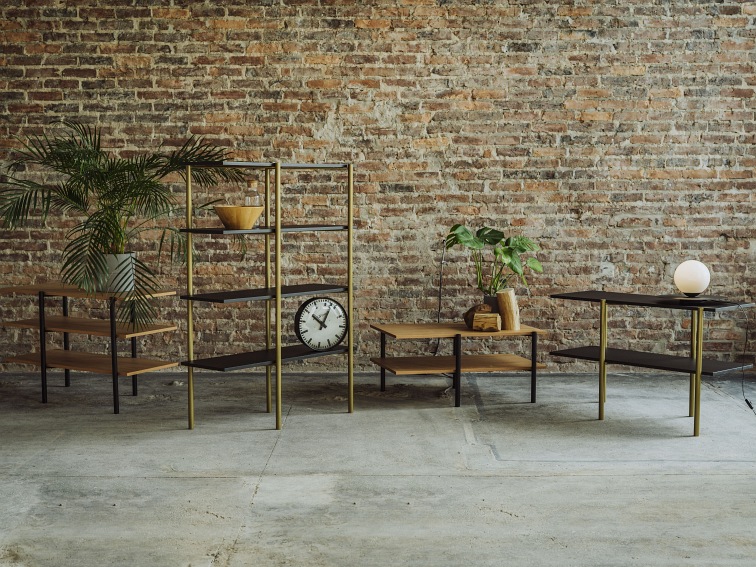 Konsola RAVE BASIC 110x45 Czarny/Złoty