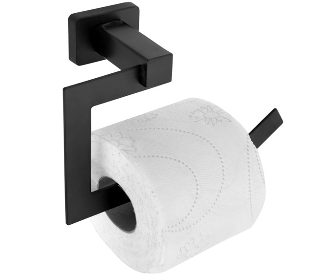 Wieszak na Papier Toaletowy ERLO 04 Czarny
