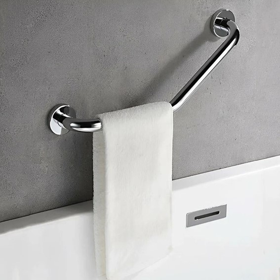 Uchwyt Kątowy Łazienkowy Chrom