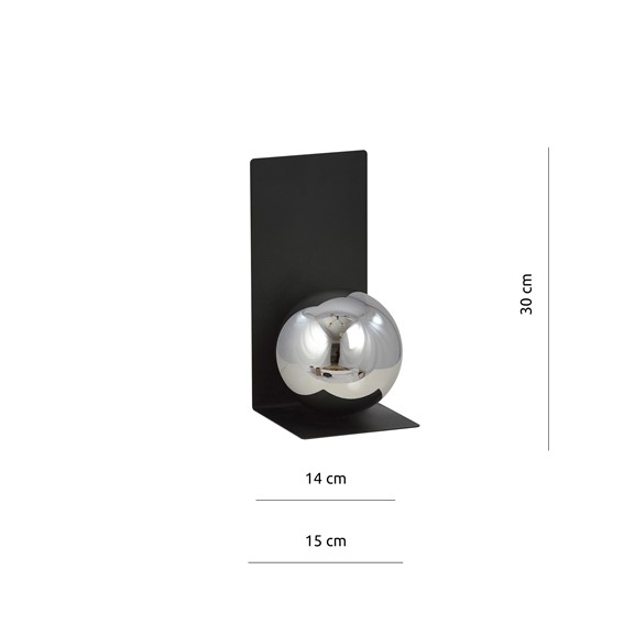 Kinkiet FORM 6 Czarny