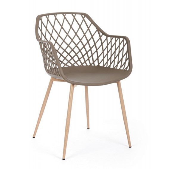 Krzesło OPTIK Brązowy