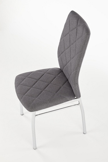 Krzesło K309 Chrom/Ciemny Popiel