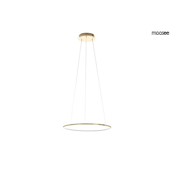Lampa Wisząca RING SLIM 120 Złoty/Biały