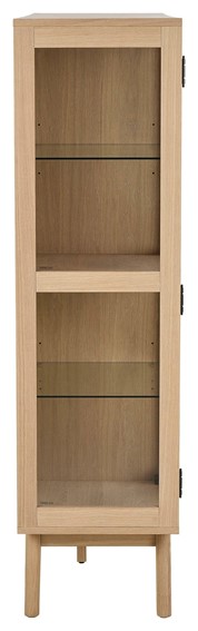 Witryna MARTE 140 cm Dąb Bielony