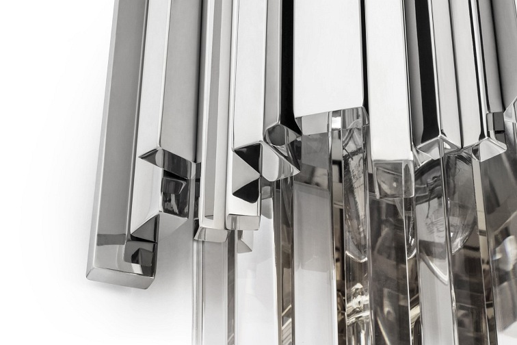 Lampa ścienna IMPERIAL WALL Srebrny