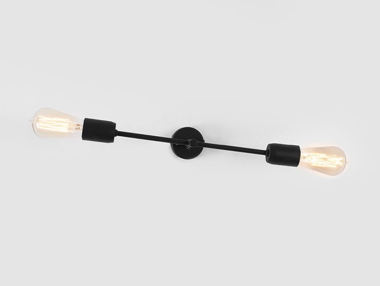 Lampa ścienna TWIGO WALL 2 S – czarny