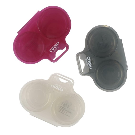 Pojemnik do Gotowania Jajek w Mikrofalówce Różowy