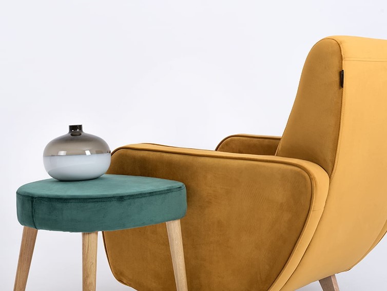 Fotel PANDA Marakuja/Naturalny