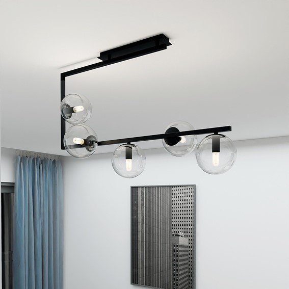 Lampa Sufitowa SOMA 5 Transparentny